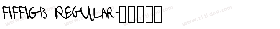 FIFFIGB Regular字体转换